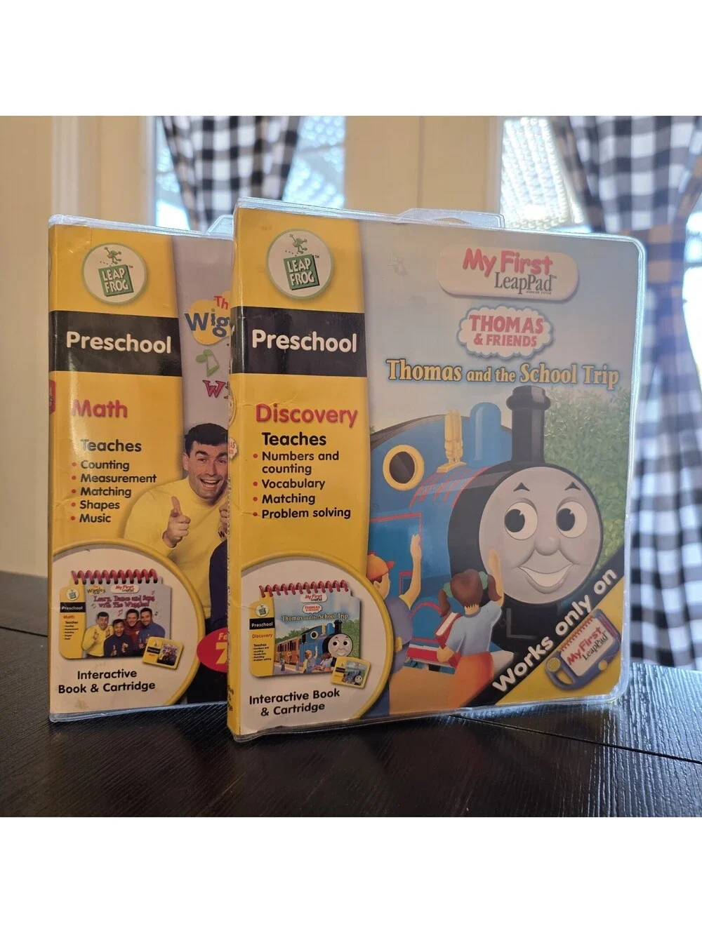 LeapFrog My First LeapPad Thomas School Trip And The Wiggles Book Cartridge Lot